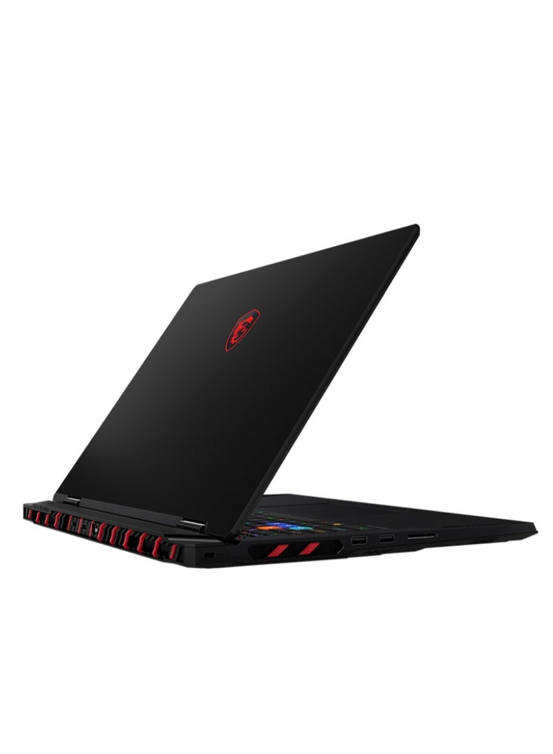 إم اس أي (نسخة مطورة) لابتوب رايدر 18 HX AI A2XWJG بشاشة UHD+ بحجم 18 بوصة، مع معالج كور ألترا 9 285HX/ذاكرة RAM سعة 64GB/قرص SSD سعة 2TB/بطاقة رسومات NVIDIA Geforce RTX 5090 بسعة 24GB/نظام ويندوز 11 هوم باللون الأسود - Image 2